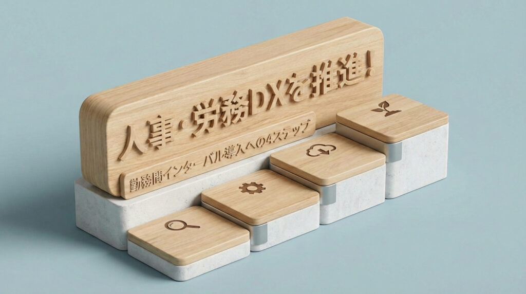 人事労務DXで推進！勤務間インターバル導入に向けた4ステップ